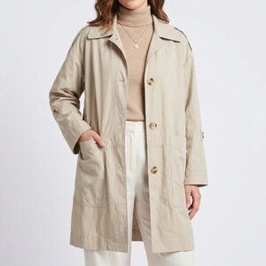 Princess Polly Beige Delaware Jacket Size S/M NWT